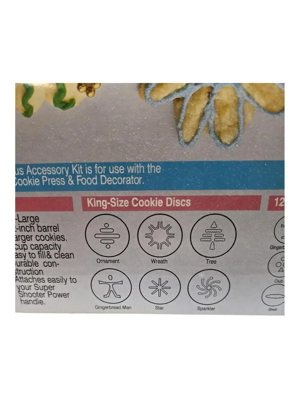 Unused Complete Proctor Silex Super Shooter Plus Accessory Kit King Size Cookies